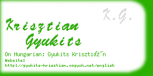 krisztian gyukits business card